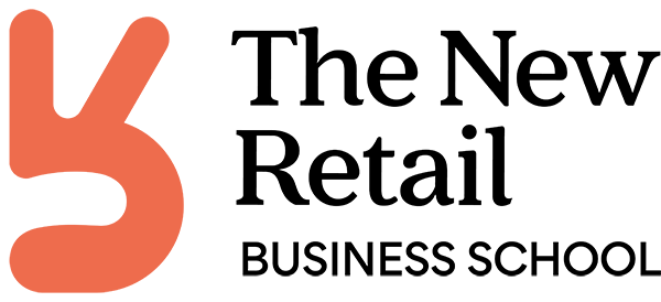Logo de The New Retail Business School, escuela de negocios que utiliza The Truth.