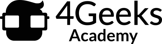 Logo de 4Geeks Academy, bootcamp de programación que emite certificados con The Truth.