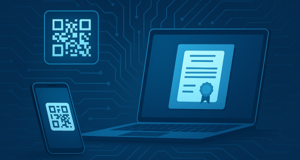 Plataforma de credenciales digitales en educación: diploma y QR en entorno digital